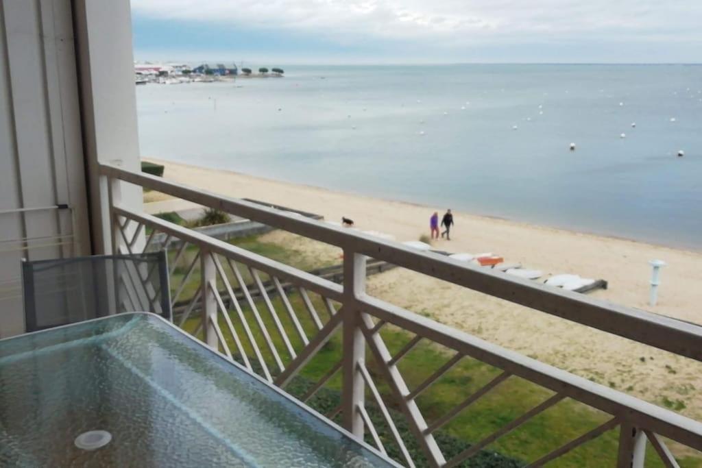 T2 1Ere Ligne Loggia Vue Mer 180 ° Parking Arcachon Exterior photo